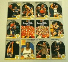Golden State Warriors Round Table 1990 Nba Hoops Basketball Card Sheet- Lot Of 3 - £15.71 GBP