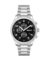 Hugo Boss Boss View Chronograph Herrenuhr HB1514008 Garantie Neu Verpackt - £101.44 GBP