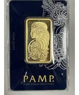 Gold Bar 31.10 Grams PAMP Suisse 1 Ounce Fine Gold 999.9 In Sealed Assay - £1,673.69 GBP