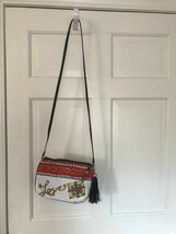 Brighton Barocco Crossbody Pouch Love Canvas 10.5 x 7.5 Bag  - $226.15 MXN