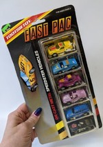 Vintage 1989 TOOTSIETOY 6-Piece Diecast Speedster Vehicles Toy Cars Set, SEALED! - £11.99 GBP