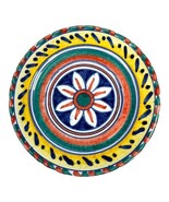 Deruta Sberna Italian Pottery Dipinto A Mano 6.5&quot; Round Plate Folk Art P... - $22.90