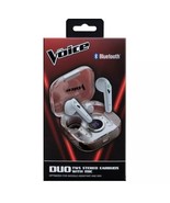 The Voice Duo True Wireless Stereo Earbuds with Mic, Charging Case, LCD ... - $26.17