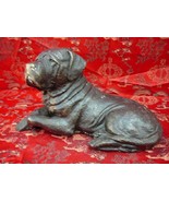 (bz-19) Rottweiler puppy dog Rottie bronze sculpture statue figurine cas... - £96.03 GBP