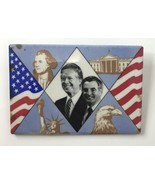 Carter &amp; Mondale Pin ~ T Jefferson WHITE HOUSE Eagle Statue of Liberty P... - £6.33 GBP