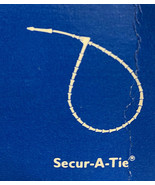 Dennison 5&quot; Secur-A-Tie Circle Fastener, Natural Box of 5,000 units Part... - $29.69
