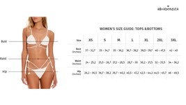 Agua Bendita Genoveva Vessle Bikini Top Size XL - $82.17