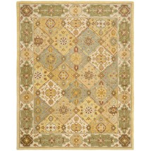 SAFAVIEH Heritage Collection Area Rug - 6&#39; x 9&#39;, Multi &amp; Ivory, Handmade Traditi - £273.88 GBP