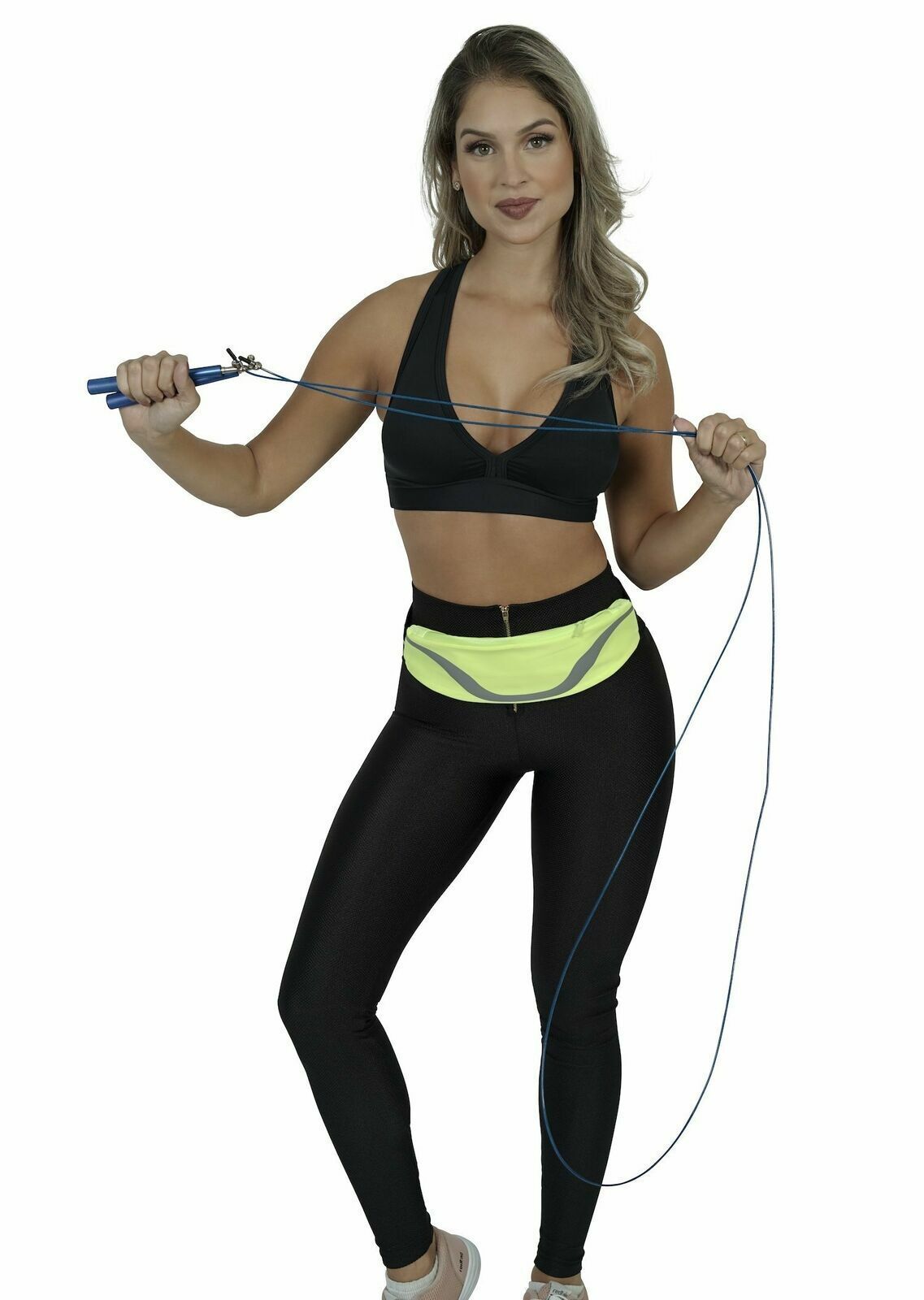 Weighted Jump Rope with Adjustable Steel Wire Cable Blue - $5.82