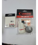 Canon 52mm  UV Haze  Filter genuine OEM Open Box #012 Blower Brush Clean... - $31.18 CAD