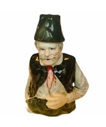 Russian Decanter Soviet Union Green hat top ceramic figurine decor vtg a... - £39.52 GBP