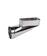 Master Flow 12 in. x 4 in. to 6 in. End Register Box 30 Gauge Galvanized... - $382.67 MXN
