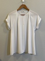 Pleione White Short Sleeve Blouse  - £7.76 GBP