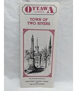 Vintage Ottowa Illinois Town Of Two Rivers Brochure - €20,40 EUR