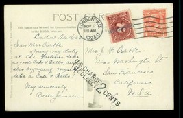 Vintage Postcard Postage Due Oriel College Oxford 1923 Postal History LD... - £8.53 GBP