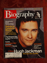 BIOGRAPHY Magazine May 2003 Hugh Jackman Gretchen Mol Paula Abdul - £7.79 GBP