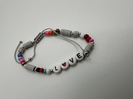 Vintage Adjustable Love Bead Bracelet 6&quot; - 10&quot; BrB5 - $10.10