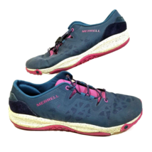 Merrell Select Grip Unifly Running Shoes Womens 9 Blue Wing Blue Pink J69938 - £23.60 GBP
