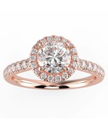 1ct Natural Diamond G-H Color I1 Clarity Perfect Design Round Shape Halo... - £1,958.33 GBP