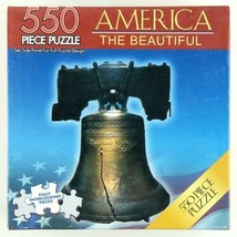 550 Piece Puzzle America The Beautiful US Liberty Bell Patriotic USA 18 x 24 - £9.58 GBP