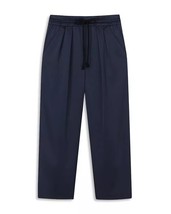 Nanushka Men&#39;s Jiro Drawstring Tech Satin Beach Pants in Navy-Size XL - £197.96 GBP