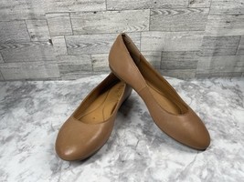 Børn Born Ballet Flats Women 8M Shoes Brown Leather Slip On Comfort Loafers - $461.86 MXN