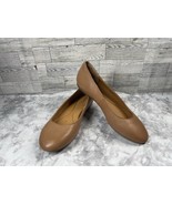 Børn Born Ballet Flats Women 8M Shoes Brown Leather Slip On Comfort Loafers - $34.46 CAD