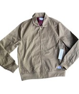 NWT Five Four Men’s Zip Up Khaki Jacket/ Coat Size Small New With Tags - $396.83 MXN
