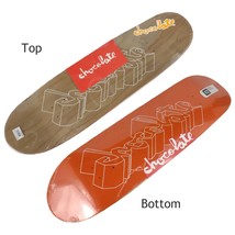 NEW Chocolate Raven Tershy 3D Chunk Skateboard Skate Deck. 9.25x32&quot; Orange - £64.23 GBP