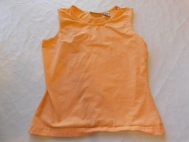 Canyon River Blues Stretch Women&#39;s Sleeveless Top T Shirt Size XL 15-17 lt orang - £9.45 GBP