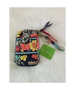 Vera Bradley Phone Wristlet Happy Snails Floral Carry It All Cards Cash NWT - $722.28 MXN