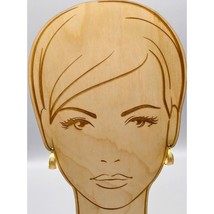 Vintage ICM 14K Gold Earrings, Textured Hoops with Tapered Ribbed Design, Chic - £224.81 GBP