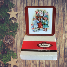 Vintage Pimpernel Christmas Coasters Set of 5 Father Christmas Santa Design - £10.27 GBP
