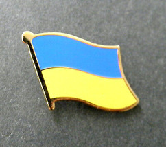 Ukraine State Single Flag Lapel Pin Badge 1 Inch - £9.59 GBP