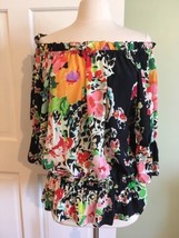 NEW LRL Ralph Lauren  Floral On or Off Shoulder Blouse New TAgs. 1X - £35.05 GBP