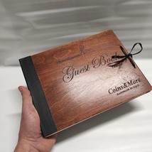Guest Book Made A Hand IN Personalised Wooden Invit - £36.68 GBP