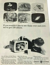 GE Show-N-Tell Phonoviewer 1966 Vintage Print Ad General Electric - £9.39 GBP