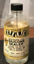 Vintage Color Tile Supermarts, Silicone Sealer, 8oz Glass Bottle, 70% Full - $7.69