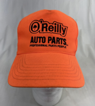O&#39;Reilly Auto Parts Orange Ball Cap Hat Snapback Baseball - £8.86 GBP
