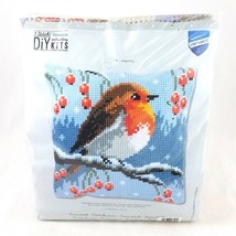 Vervaco Red Robin In Winter Cross Stitch Kit DIY Craft Kit NEW - $39.59
