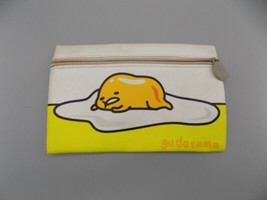 Ipsy Gudetama Meh Sanrio Hello Kitty Friend Lazy Egg Zippered Pouch Makeup Bag - $9.65