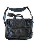 Tumi 9601D3 Laptop Shoulder Bag Messanger Commuter Black Leather 15x12x5 - $98.95