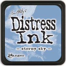 Ranger Tim Holtz Distress Mini Ink Pad Stormy Sky - £15.79 GBP