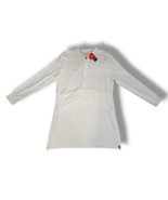 L.L Bean Women&#39;s 1/4 Sand Beach Cover-Up White Tunic NWT Sz L UPF50  - $60.25 CAD