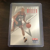 1996 Skybox Texaco Team USA Basketball Reggie Miller #5 Pacers B292 - $1.00