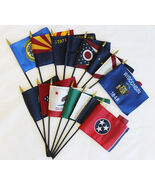 50 US State Stick Flag Set - Nylon, 8" x 12", Without Fri... - $459.60