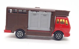 Majorette Rare Red  Horse Cattle Truck Mercedes Benz 254 - France - $12.99