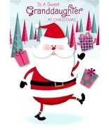 To A Sweet Granddaughter At Christmas - Christmas Greeting Card - 21016 - $51.04 MXN