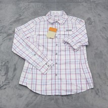 Field Stream Shirt Womens M Multicolor Button Front Long Long Sleeve Pocket Zip - £20.18 GBP