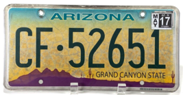 2000's Arizona License Plate - CF-52651 - Grand Canyon State-Desert Land... - $10.50